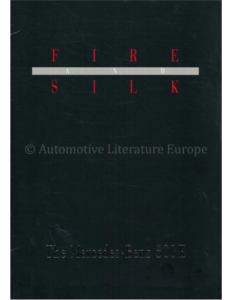 1991 MERCEDES BENZ 500E BROCHURE ENGELS