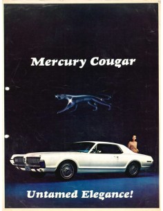 1967 MERCURY COUGAR PROSPEKT ENGLISCH (USA)