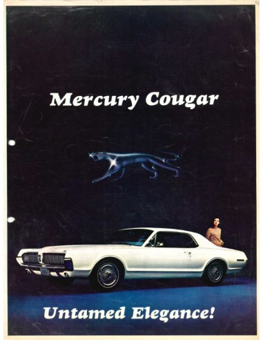 1967 MERCURY COUGAR PROSPEKT ENGLISCH (USA)