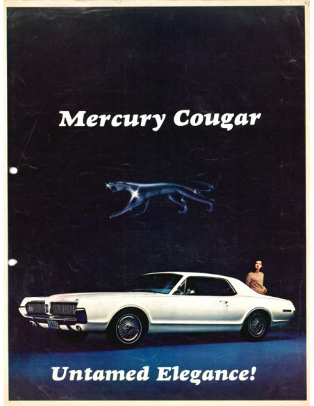 1967 MERCURY COUGAR BROCHURE ENGLISH (US)