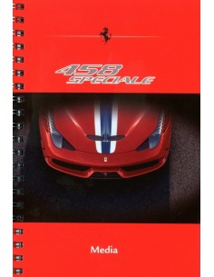 2013 FERRARI 458 SPECIALE MEDIA BROCHURE ENGELS