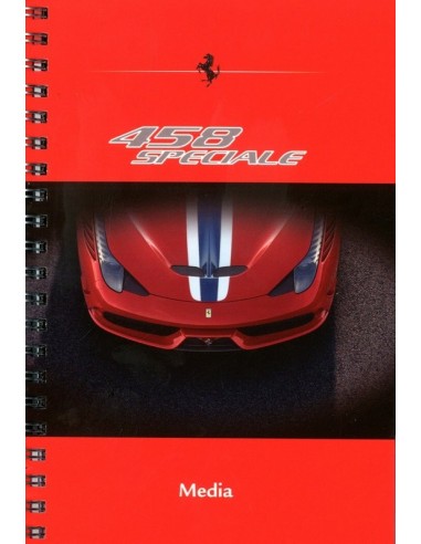 2013 FERRARI 458 SPECIALE MEDIA BROCHURE ENGELS