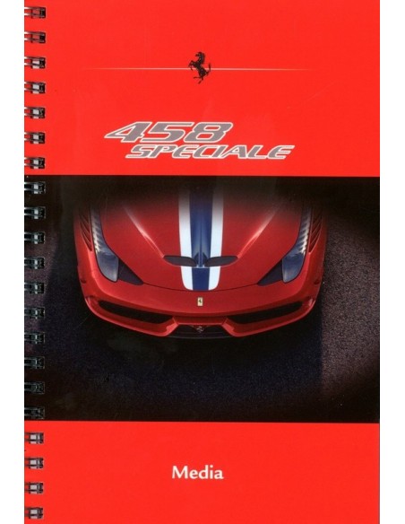 2013 FERRARI 458 SPECIALE MEDIA BROCHURE ENGELS