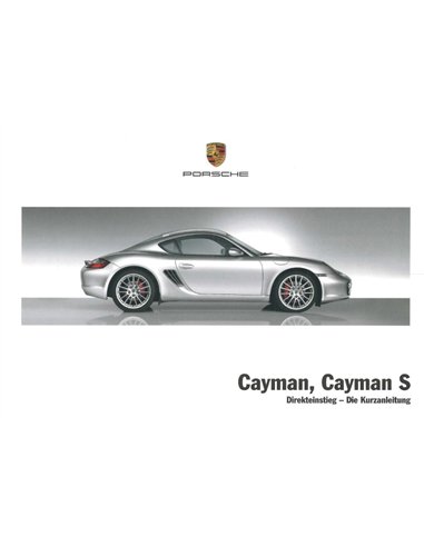2008 PORSCHE CAYMAN | CAYMAN S VERKORT INSTRUCTIEBOEKJE DUITS