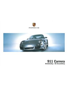 2008 PORSCHE 911 CARRERA | TARGA KURZANLEITUNG DEUTSCH