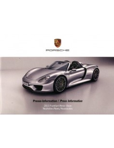2013 PORSCHE FRANKFURT IAA PERSMAP + 1X USB