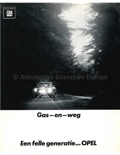 1967 OPEL RANGE BROCHURE DUTCH