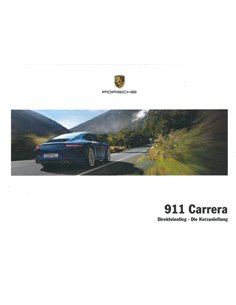 2013 PORSCHE 911 CARRERA KURZANLEITUNG DEUTSCH