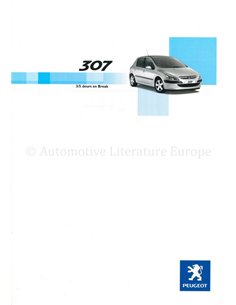 2002 PEUGEOT 307 BROCHURE NEDERLANDS