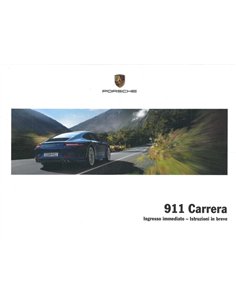 2013 PORSCHE 911 CARRERA KURZANLEITUNG ITALIENISCH