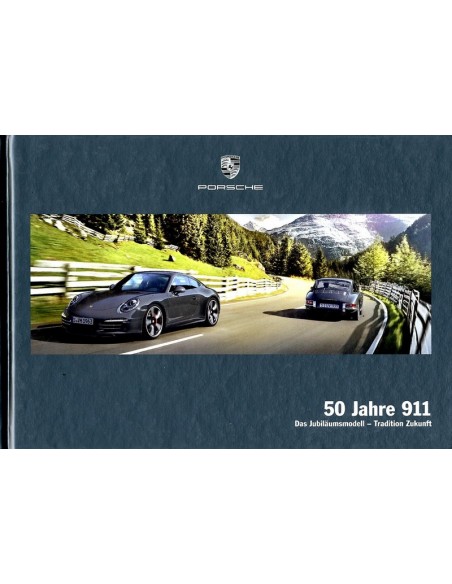 2013 PORSCHE 911 50 JAAR HARDCOVER BROCHURE DUITS