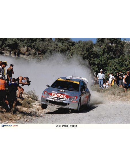 2001 PEUGEOT 206 WRC PERSMAP ENGELS 