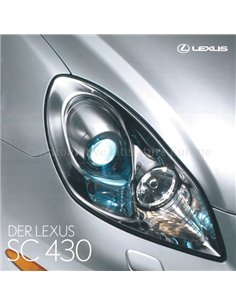 2006 LEXUS SC430 BROCHURE GERMAN