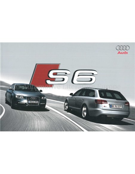 2008 AUDI S6 BROCHURE ENGELS