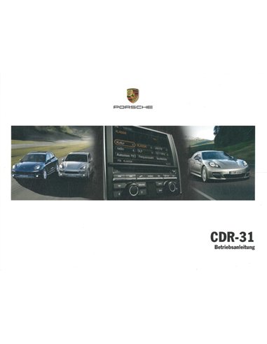 2012 PORSCHE CDR 31 OWNERS MANUAL GERMAN