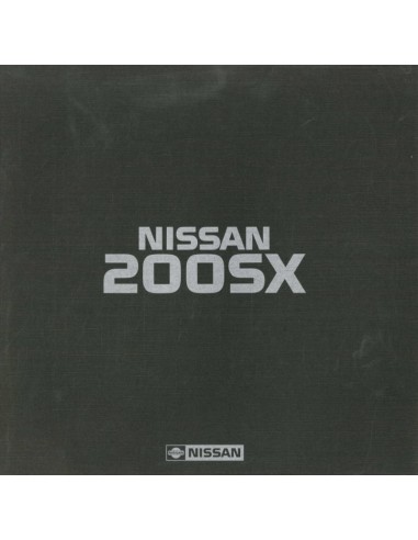 1988 NISSAN 200SX PROSPEKT ENGLISCH