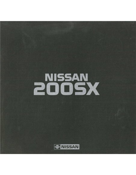 1988 NISSAN 200SX PROSPEKT ENGLISCH