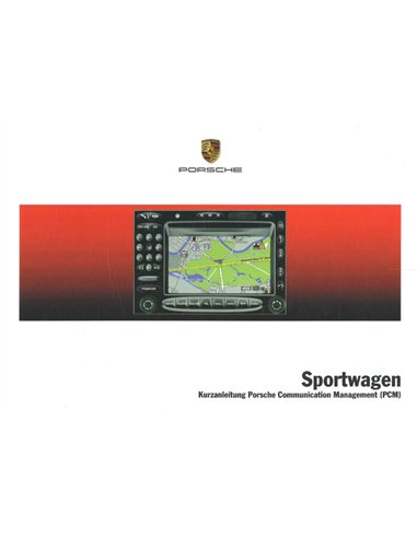 2004 PORSCHE PCM QUICK MANUAL GERMAN