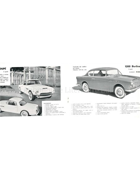 1957 MORETTI PROGRAMM PROSPEKT ITALIENISCH