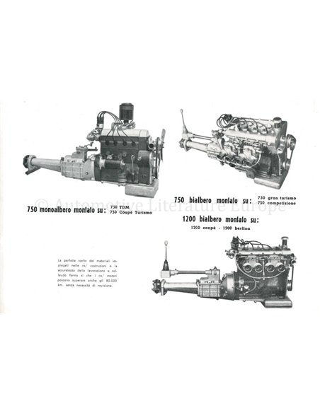 1957 MORETTI PROGRAMMA BROCHURE ITALIAANS