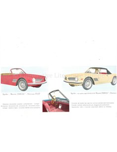 1964 MORETTI 2500 S.S. BROCHURE ITALIAN 2