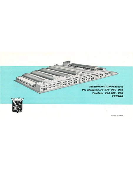 1961 MORETTI FIAT 500 BROCHURE ITALIAN