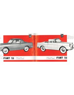 1961 MORETTI FIAT 750 BROCHURE  2