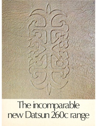 1973 DATSUN 260C BROCHURE ENGLISH