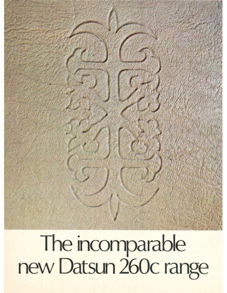 1973 DATSUN 260C BROCHURE ENGLISH