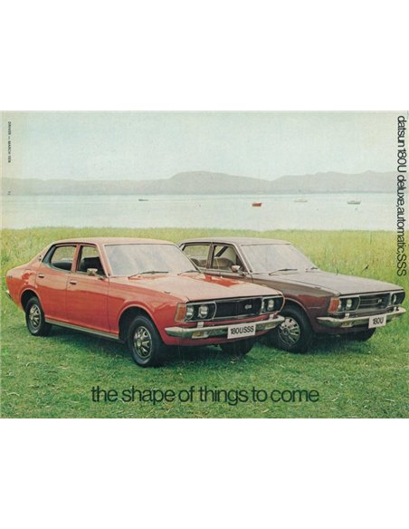 1974 DATSUN 180U BROCHURE ENGLISH