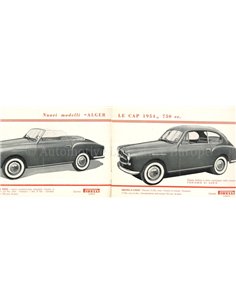 1955 MORETTI PROGRAMM PROSPEKT ITALIENISCH 2