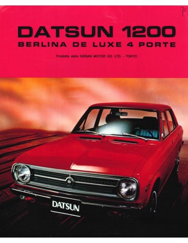 1972 DATSUN 1200 BROCHURE ITLIAANS