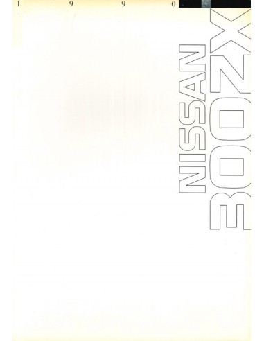 1990 NISSAN 300ZX BROCHURE ENGLISH 