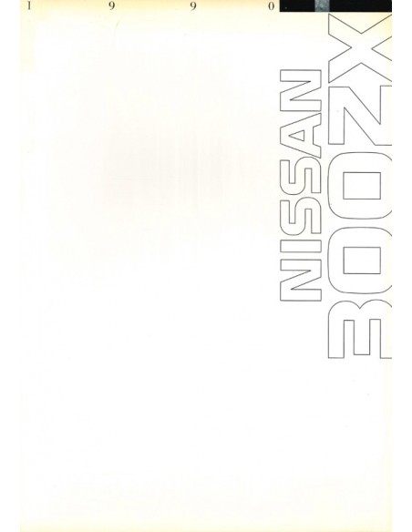 1990 NISSAN 300ZX BROCHURE ENGELS 