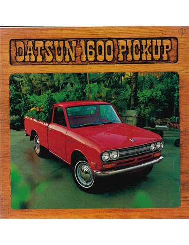 1971 DATSUN 1600 PICKUP PROSPEKT ENGLISCH (USA)