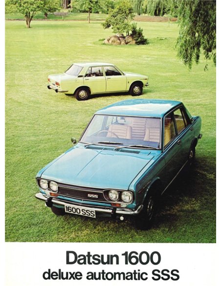 1973 DATSUN 1600 PROSPEKT ENGLISCH