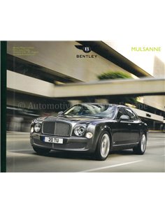 2012 BENTLEY MULSANNE HARDCOVER PROSPEKT FRANZÖSISCH