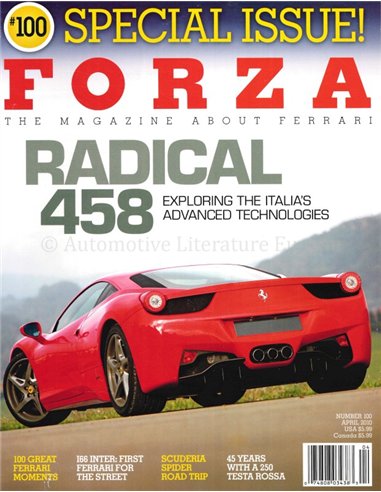2010 FERRARI FORZA MAGAZINE 100 ENGELS