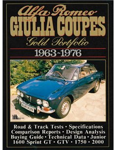 ALFA ROMEO GIULIA COUPES 1963 - 1976, GOLD PORTFOLIO
