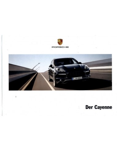 2014 PORSCHE CAYENNE HARDCOVER BROCHURE DUITS