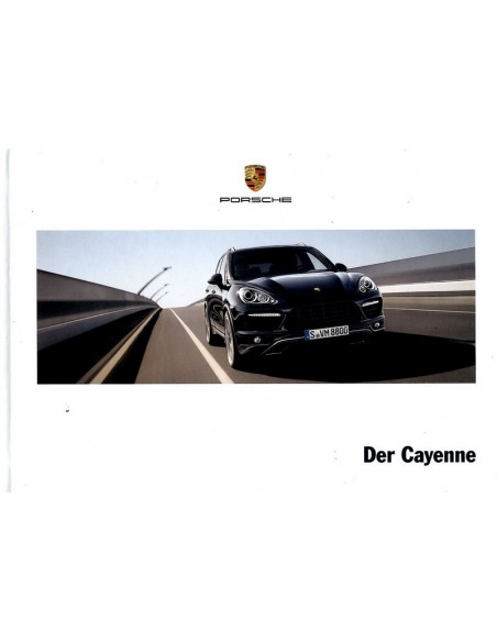 2014 PORSCHE CAYENNE HARDCOVER BROCHURE DUITS
