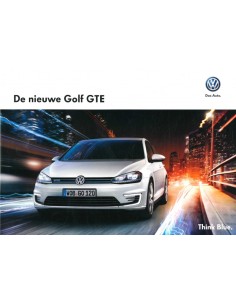 2014 VOLKSWAGEN GOLF GTE BROCHURE NEDERLANDS