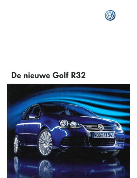 2006 VOLKSWAGEN GOLF R32 PROSPEKT NIEDERLÄNDISCH
