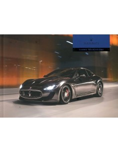 2013 MASERATI GRANTURISMO BROCHURE DUITS