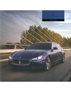 2013 MASERATI GHIBLI BROCHURE DUITS