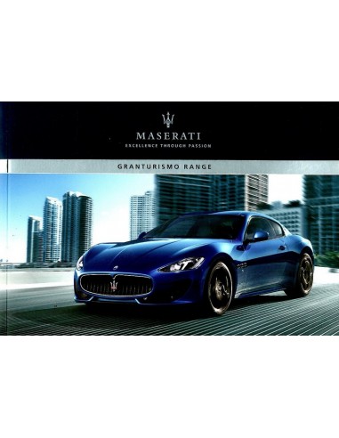 2013 MASERATI GRANTURISMO BROCHURE ENGELS