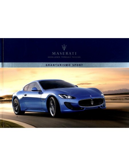 2012 MASERATI GRANTURISMO SPORT BROCHURE DUITS