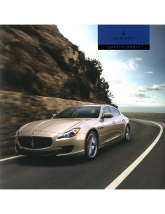 2013 MASERATI QUATTROPORTE VI BROCHURE DUITS