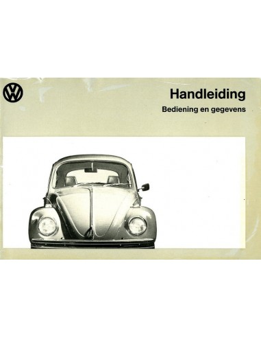1972 VOLKSWAGEN KEVER 1200 1300 INSTRUCTIEBOEK NEDERLANDS
