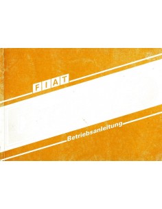 1989 FIAT DUCATO INSTRUCTIEBOEKJE DUITS